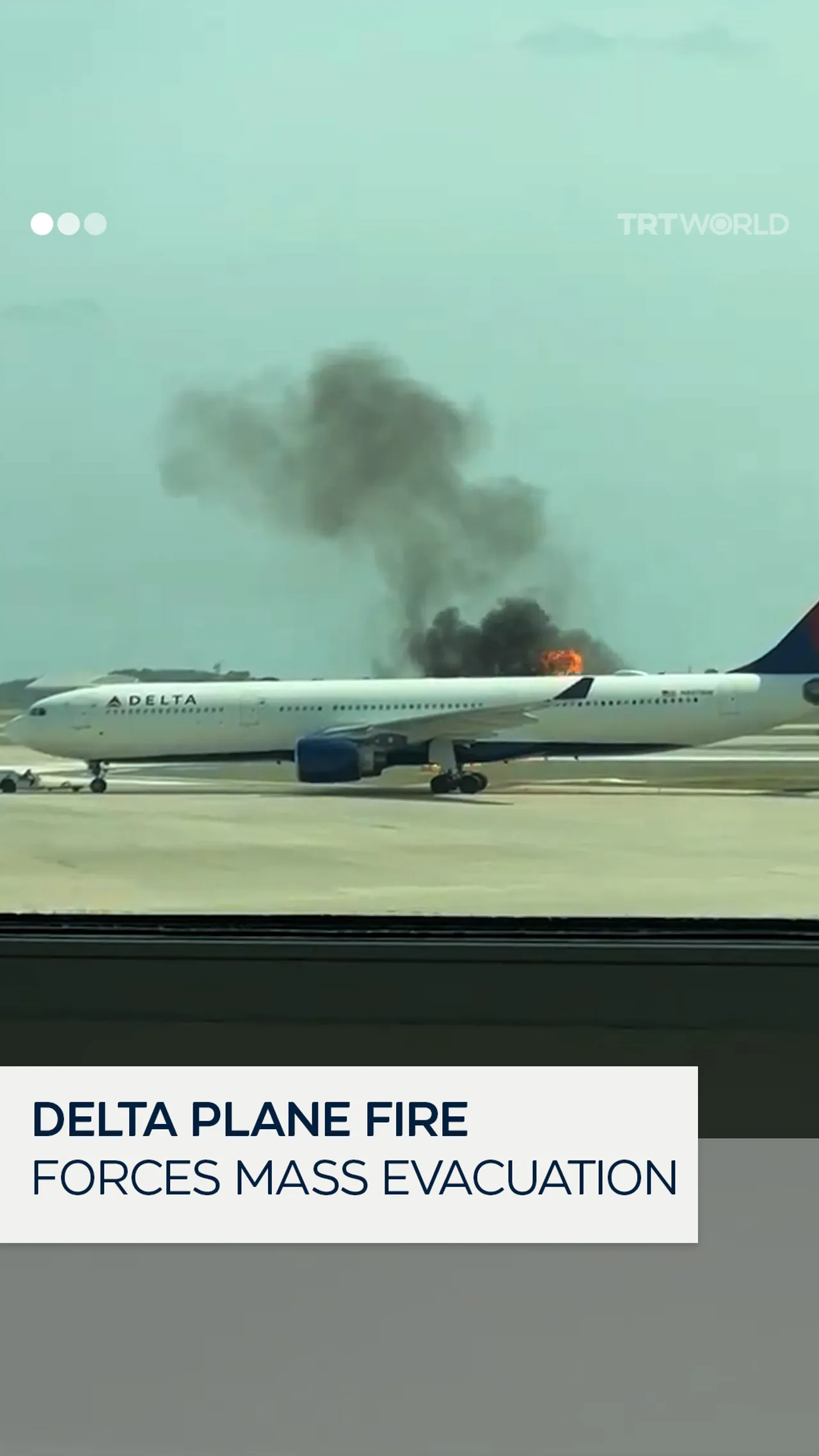 Delta flight emergency from engine fire forces evacuation in Orlando